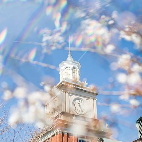 Browning Building clock tower